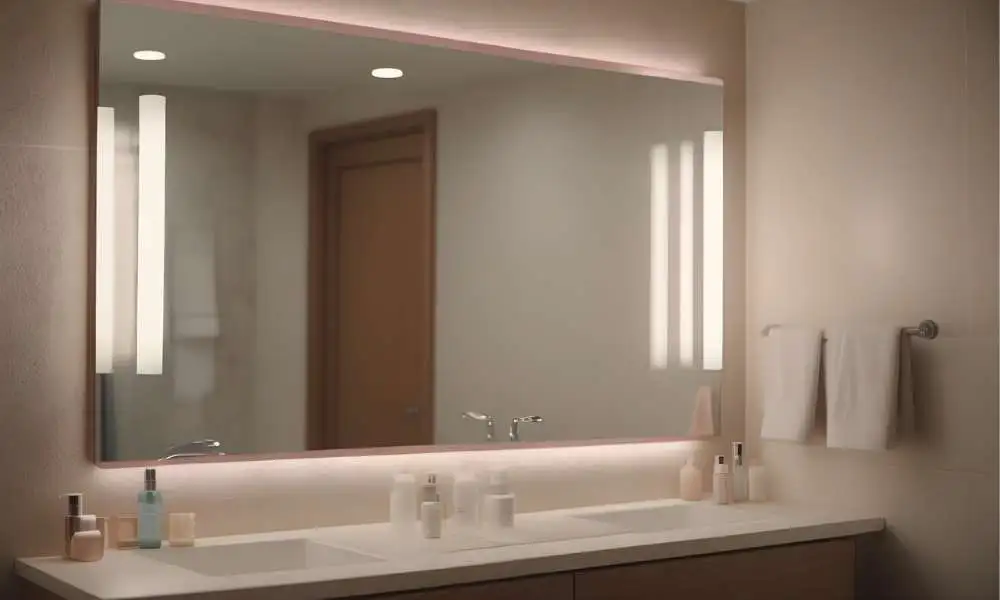Modern Bathroom Mirror Hanging Ideas